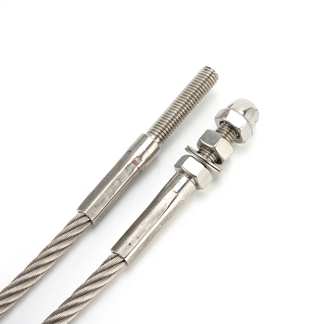Stainless Steel Wire Rope Pressed Rigging Accessories Cable Hardware