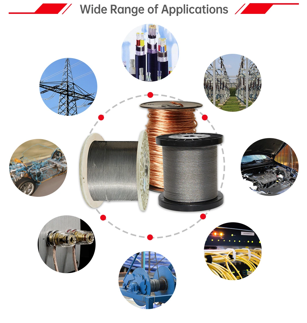 Stranded Bare Copper/Tinned Copper Wires for Grounding Wire Projects