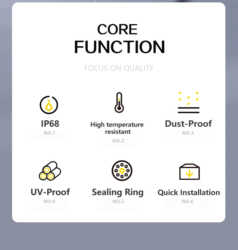 IP68 Waterproof ABS Electrical Cable Wire Junction Box Terminal Connector