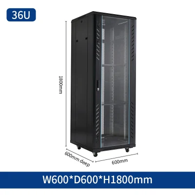 Cabinet di rete CE 22u 800X1000 Server rack 42u rack con Gestione dei cavi verticali
