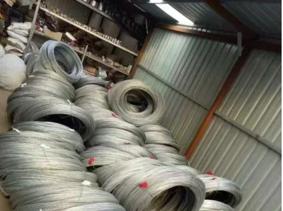 Cina fabbricazione filo di acciaio zincato rivestito di zinco per terra sovratesta Linee