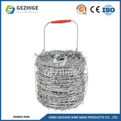Gezhige Tendituraggio filo spinato fabbrica 960 mm diametro Razor ad alta sicurezza Filo spinato Cina 13X13 fili con spanneratura anti-furto