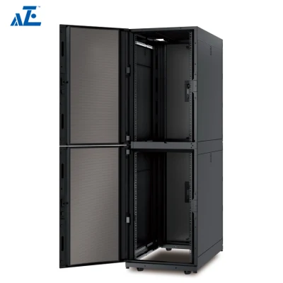  Contenitore rack per collocazione Aze 48u 600 mm di larghezza X 1200 mm di profondità Armadio con 2 scomparti separati (2 X 23U)