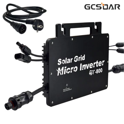 Micro inverter Gcsoar IP66 da 800 W con sistema di balcone a energia solare Sistema con certificato VDE
