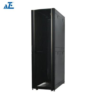 Server Aze 42u da 600 mm, configurazione rack Premium, parte anteriore e posteriore Cabinet per rack per server di rete perforato