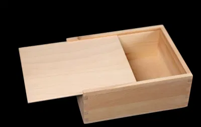 Esclusiva scatola regalo in legno massiccio con coperchio scorrevole, scatole per imballaggio in legno