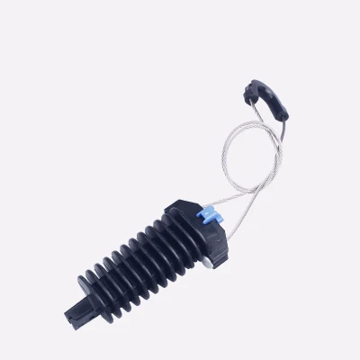 Morsetto di tensione per sospensione ottica CON clip di ancoraggio in fibra ADS per fibra Cavo
