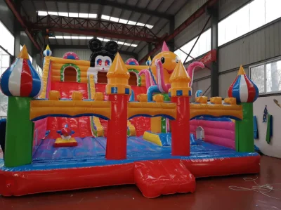 Nuovo Colorfull China gonfiabile Jumping House Castello Bouncer Slide per Vendita