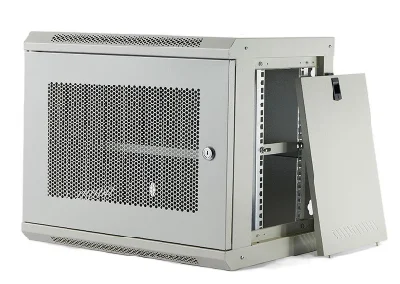 Cabinet di controllo, rack server 6u 9u da 19", rack server con gestione dei cavi verticale