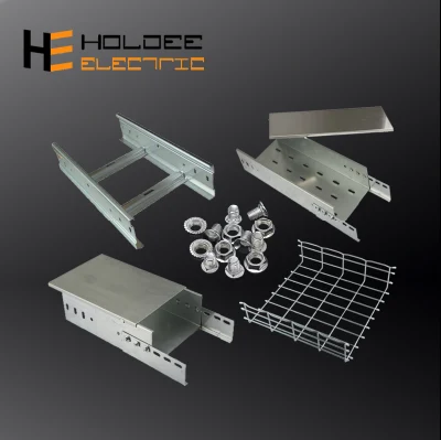Rack per cavi perforato GI vassoio per scale HDG Trunking in lega di alluminio Dimensioni dei vassoi per cavi in acciaio inox 304 a griglia Sistemi Produttori Cina