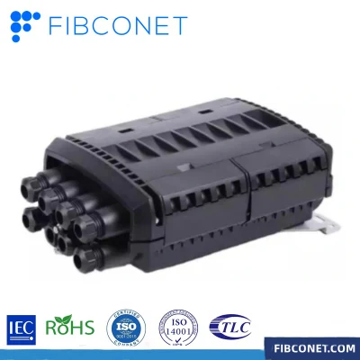 Scatola di giunzione per cavi in fibra a 48 96 144 288 core FTTH Scatola terminale per contenitore in fibra ottica con chiusura a giunzione in fibra ottica