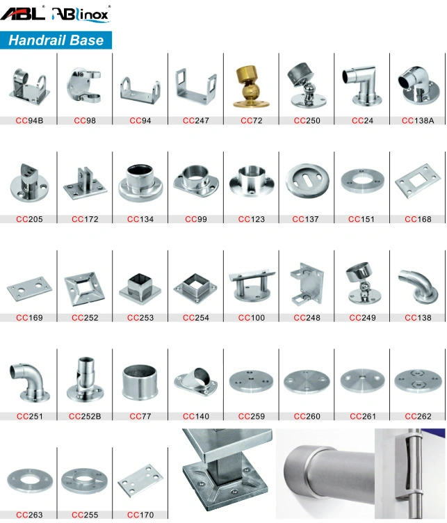 Casting Straight Staircase Railing Tube Connector Pipe Round Joint for Balustrade