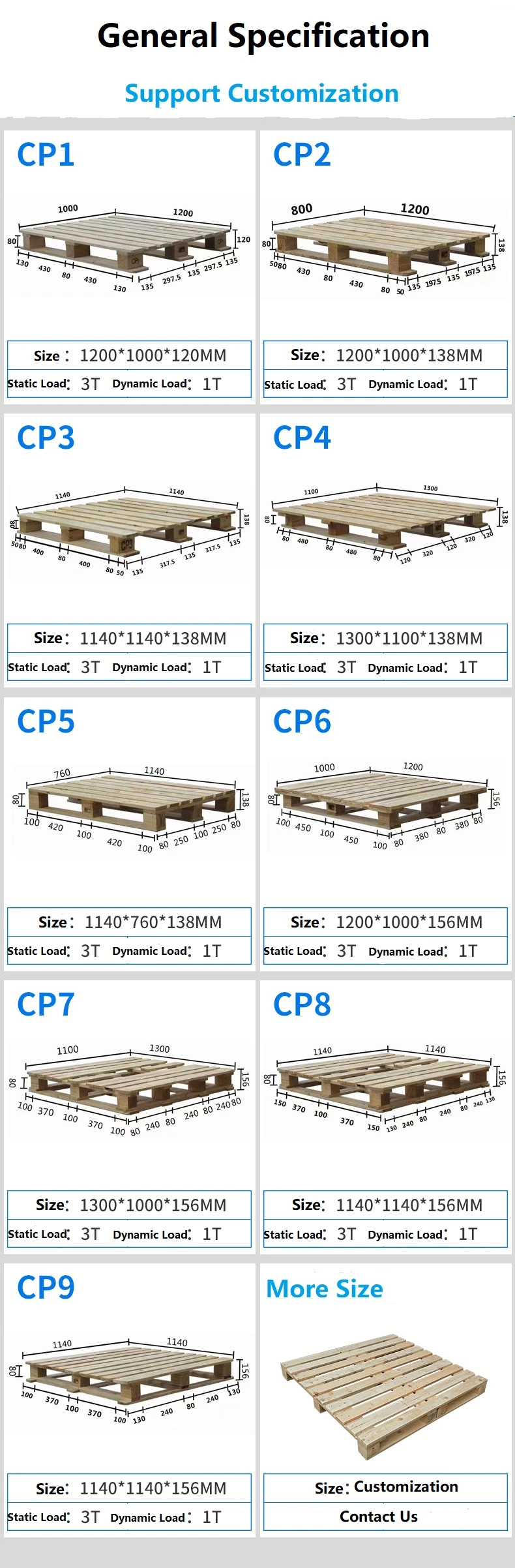 Solid Wooden Pallet Rack Manufacturer