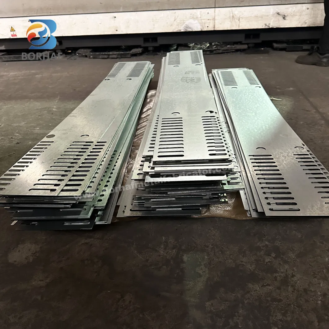 High-Capacity Perforated Ladder Cable Tray with Pre-Galvanized Finish Elevator Spare Parts