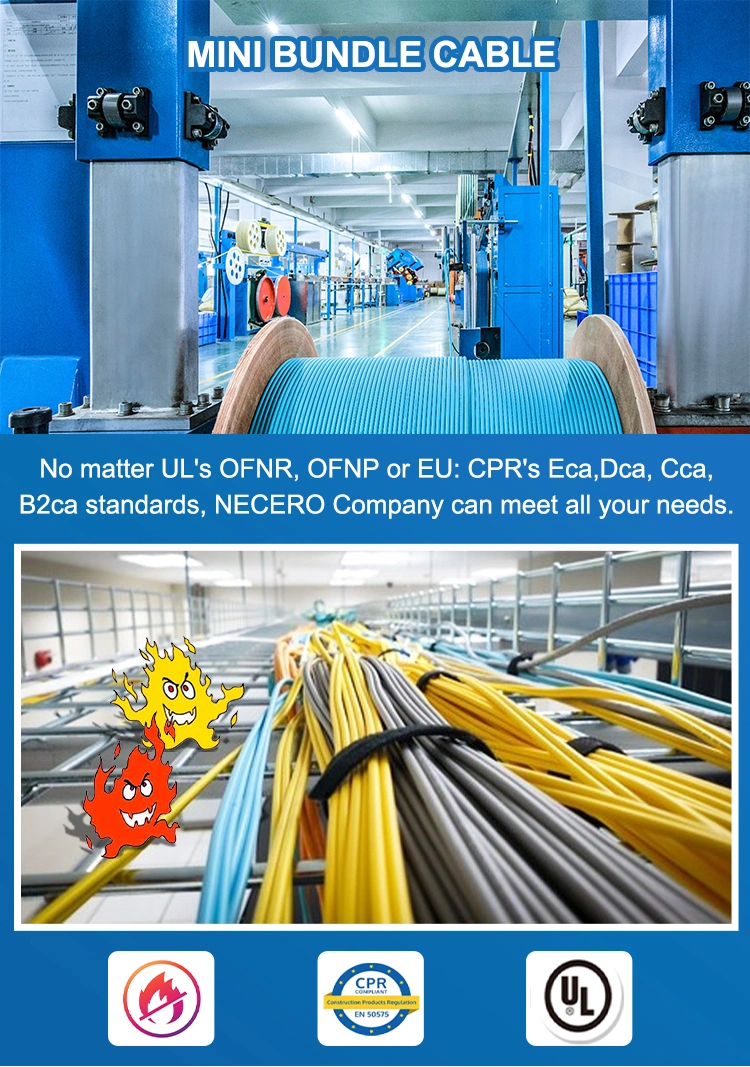 Indoor Fiber Optical Cable with Ripcord