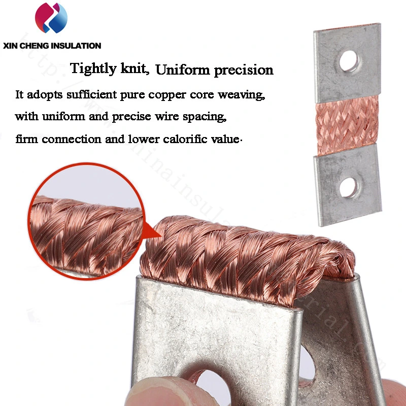 Cold Pressure Welding Tinned or Bare Copper Braid Flexible Wire Connector/Braided Wire