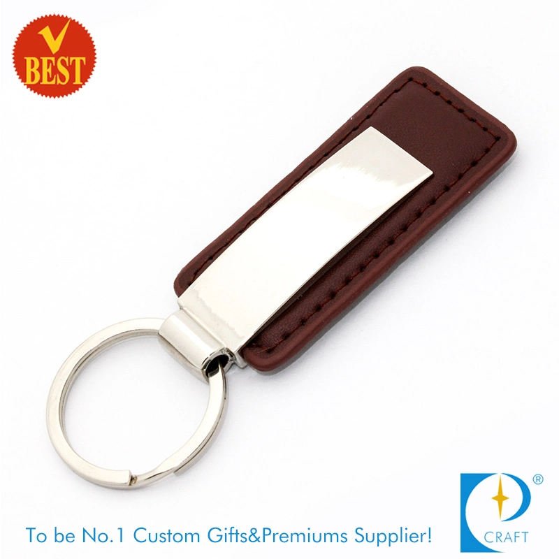 China Customized High Quality Your Own Logo Leather Car Key Chain at Factory Price