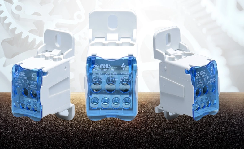 Unipolar DIN Rail Mounted Junction Box Wiring Connector Power Distribution Terminal Blocks1000V/500A