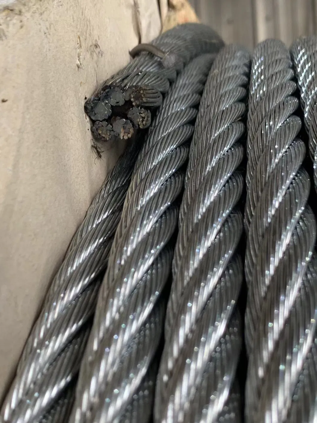 Electro Galvanized Steel Wire Rope 6X19+FC Fiber/Steel Core 7X19 Aircraft Cable