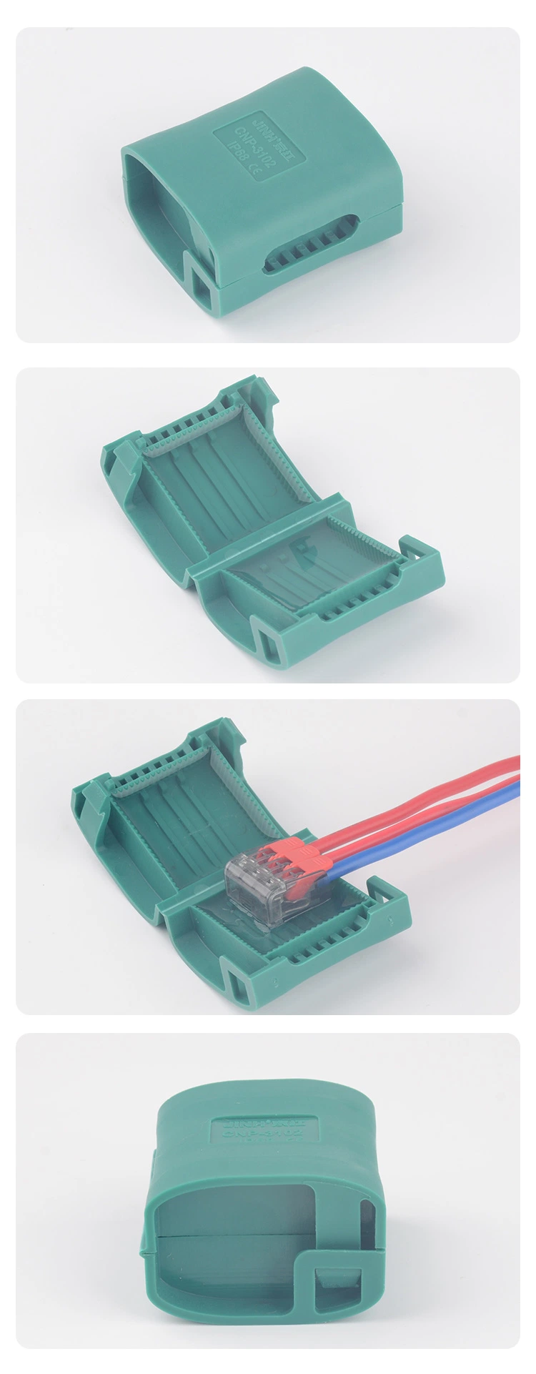 Mini Waterproof Box Cnp Series Gel Box with Glue IP68 Terminal Blocks