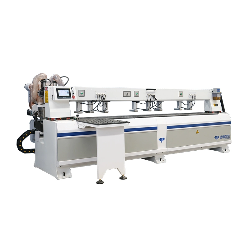 Hot Sale Non-Pulling Cabinet Door Free Handle Grooving Machine Four Processes Side Hole Drill Machine for Wood Work