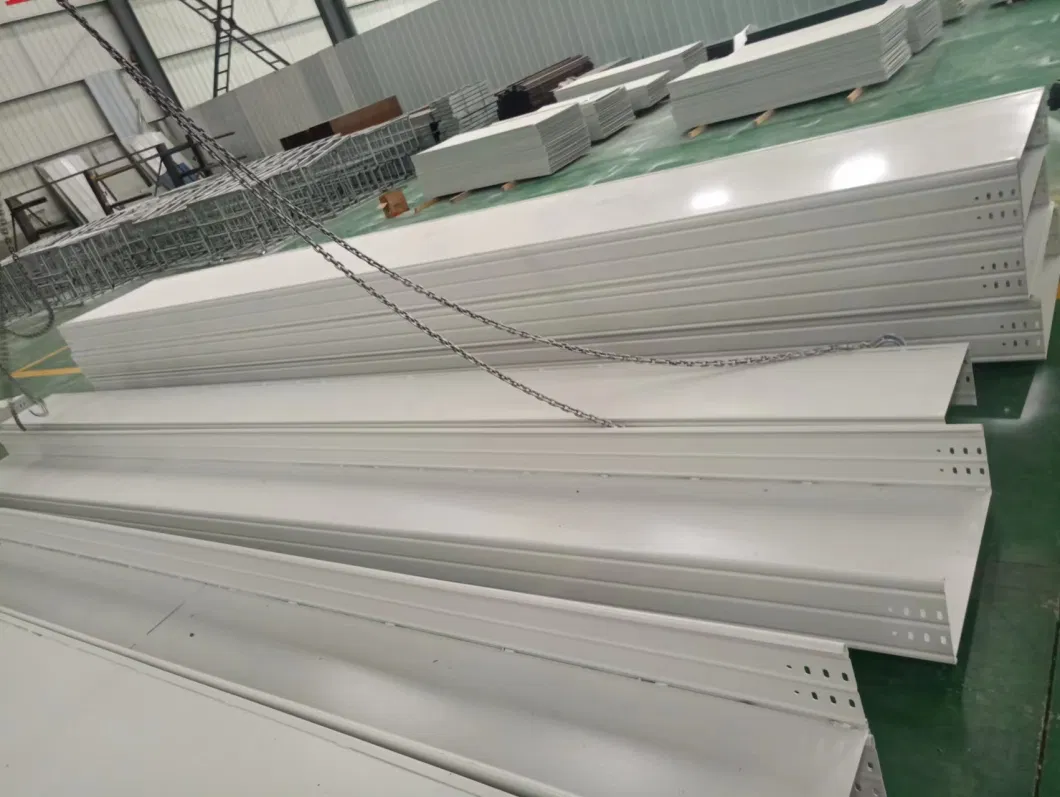 FRP Fiberglass Cable Tray Manufacturer GRP Wire Cable Ladder Tray with Cover