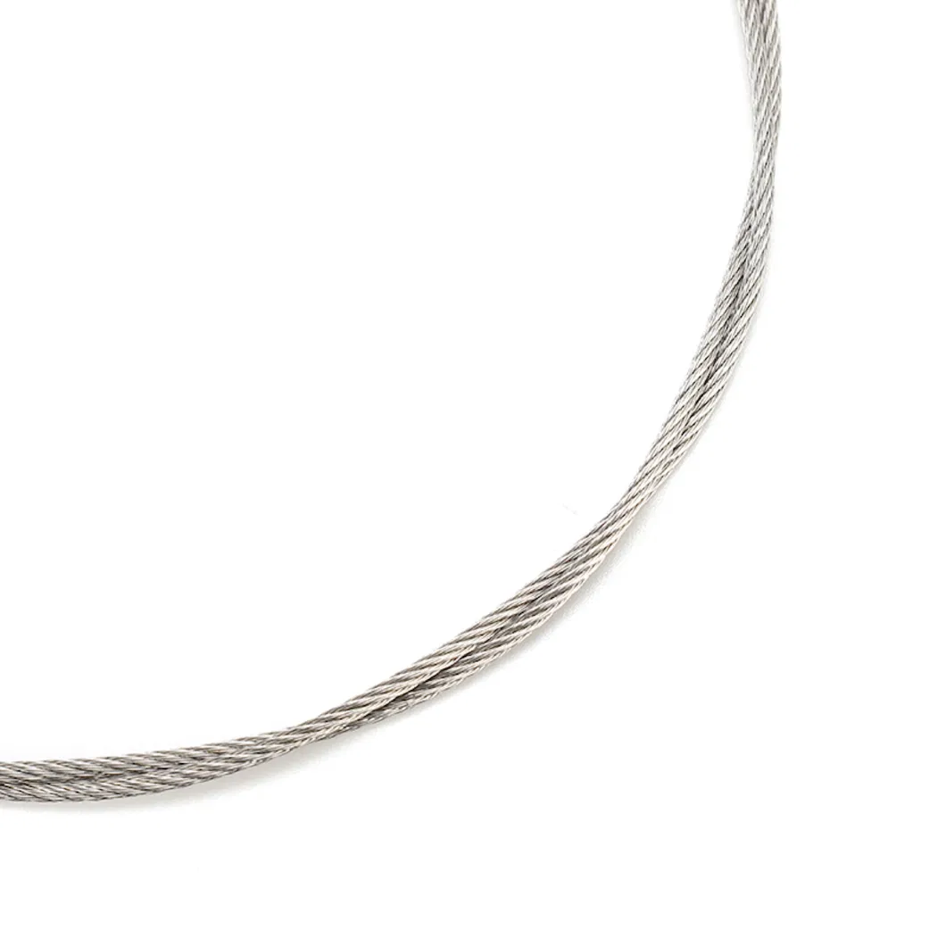 Construction 1X7 Stainless Steel Wire Cable Pressed with Rigging Hardware