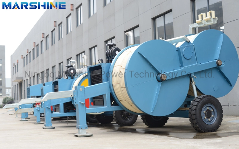 Overhead Transmission Line Construction Tools Cable Tension 16 Ton Hydraulic Tensioner