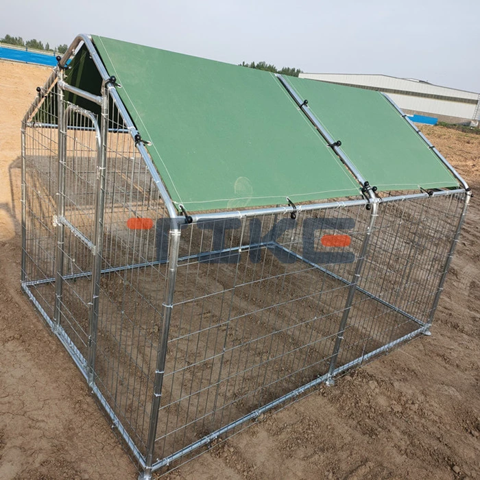Ground Metal Chicken Coop Walk-in Poultry Cage