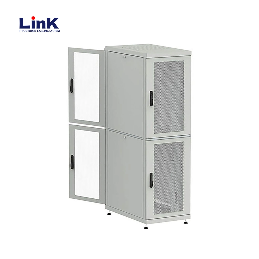 Raised-Floor Network Cabinet Networking Rack for Enhanced Cable Organization