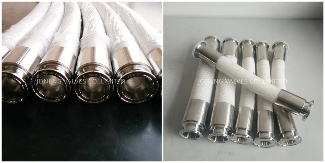 Sanitary Flexible Pipe Connector for Food Processing