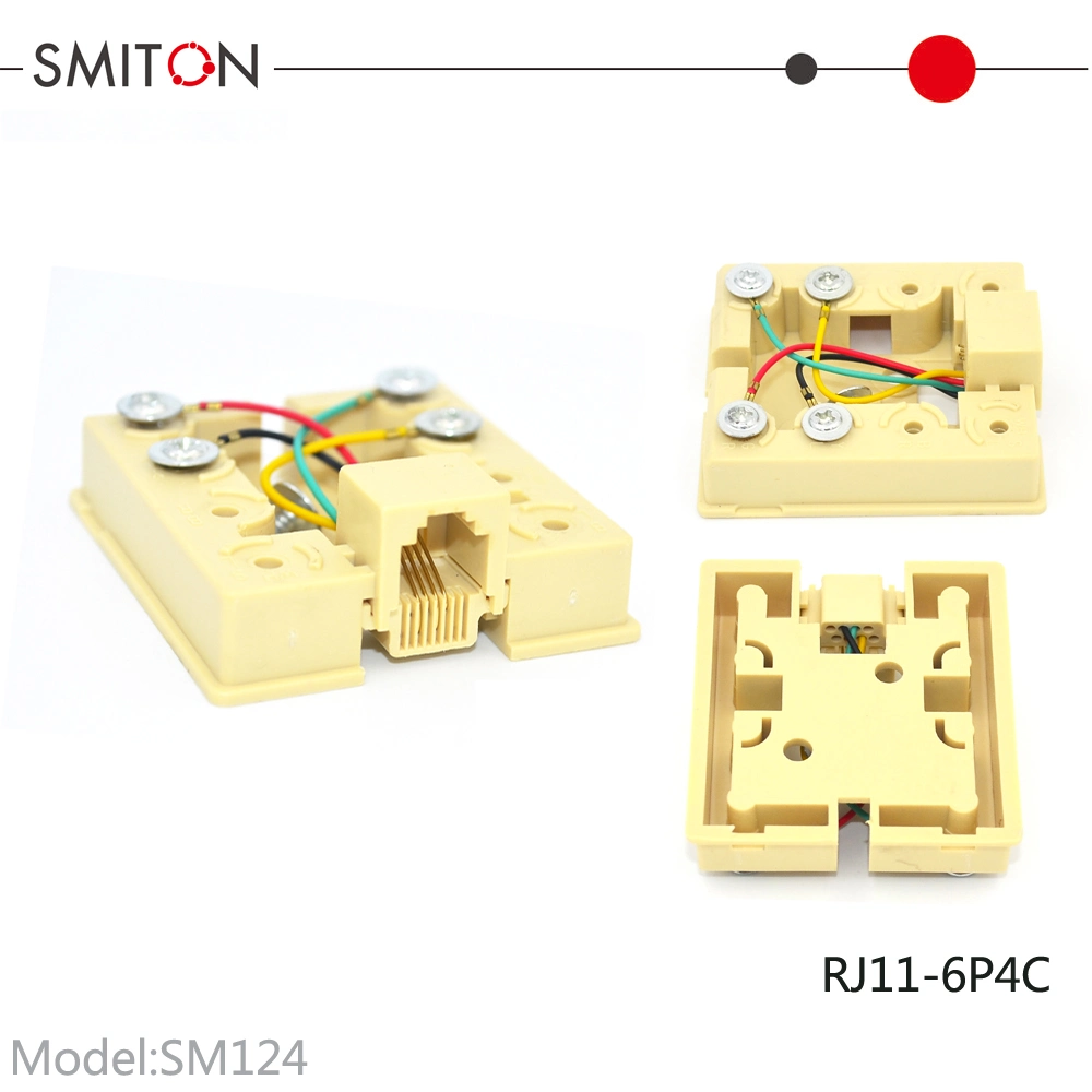 1 Port ABS Rj11 Modular Telephone Terminal Junction Box