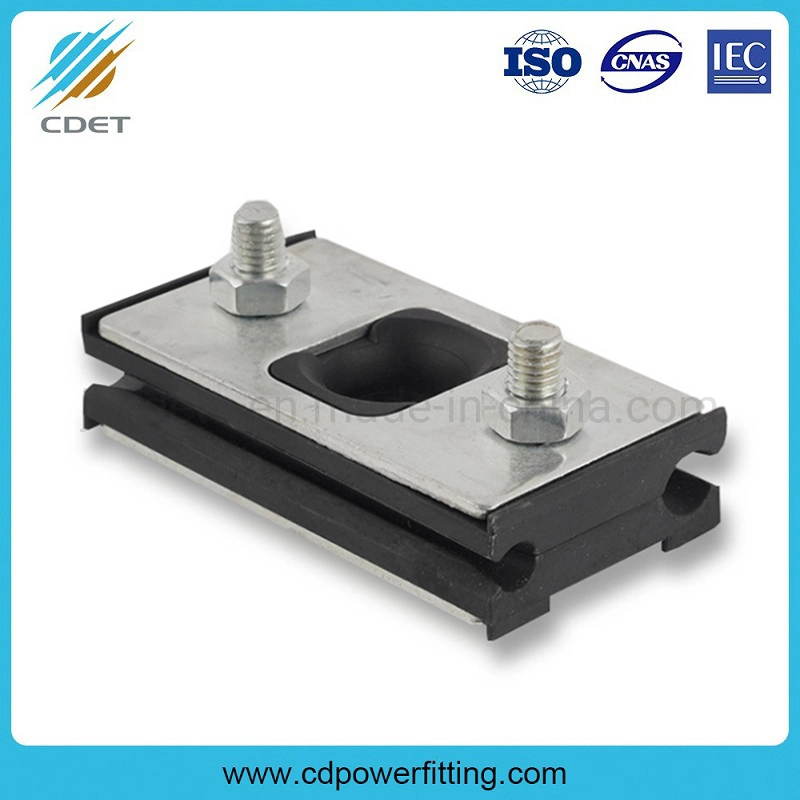 China Adjustable Optical Fiber Drop Pole Suspension Clamp