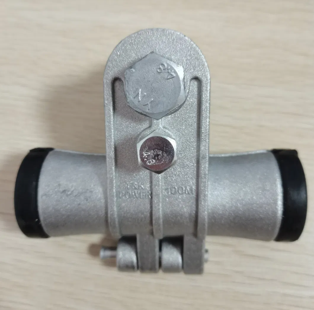 ADSS Fiber Optic Cable Fitting Suspension Clamp for Pole Install