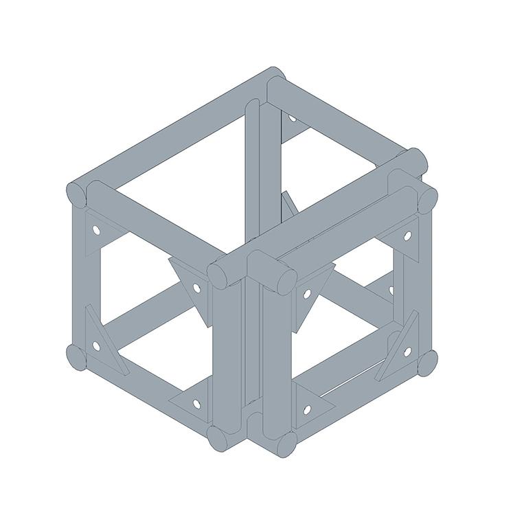 Dragonstage 2023 Aluminum Outdoor Concert Stage Booth Screw Truss Corner Aluminium Corner Cube Connector