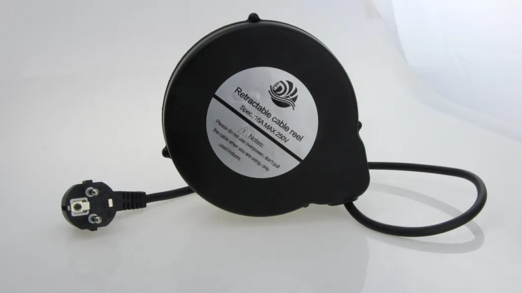 Cord Retractor Spring Return Automatic Electric Cable Reel for Wrapping