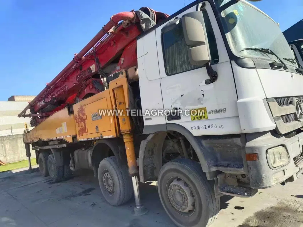 Sany 56m Concrete Pump Truck 2014 C8 Used Pump