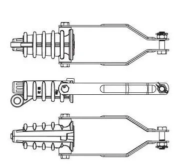 Aluminum Alloy for Suspension Line Wedge Type Insulated Strain Clamp