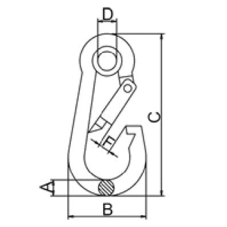 Wire Cable Accessories Snap Spring Hook Rigging Hardware