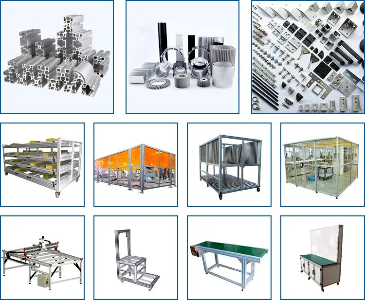 OEM Customized Aluminium Profile 4040 Aluminium Storage Rack