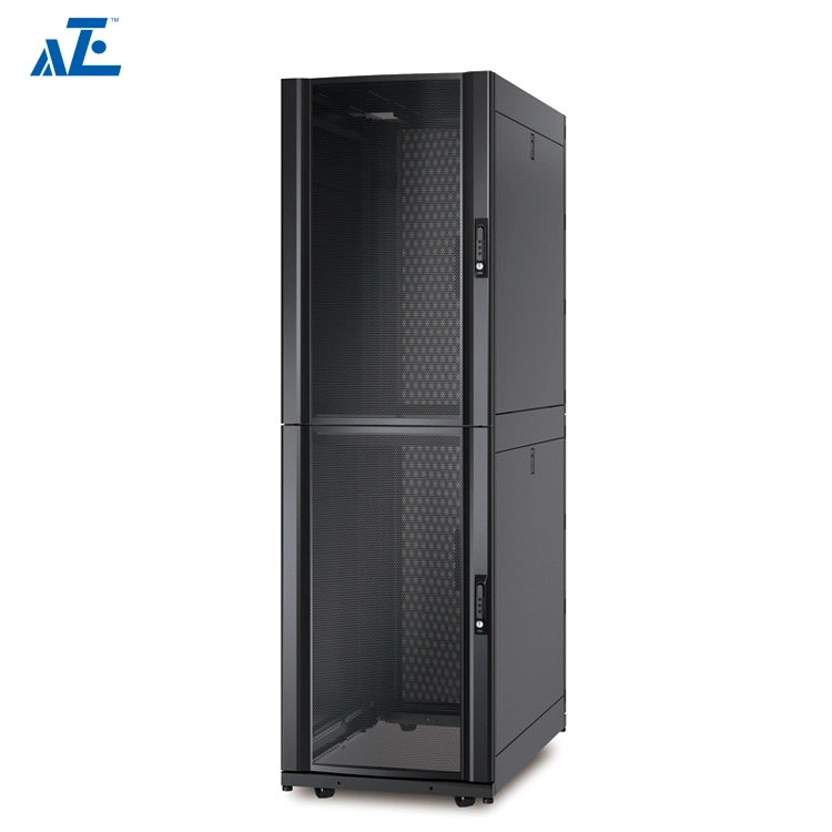 Aze 48u 600mm Wide X 1200mm Deep Colocation Rack Enclosure Cabinet with 2 Separate Compartments (2 X 23U)