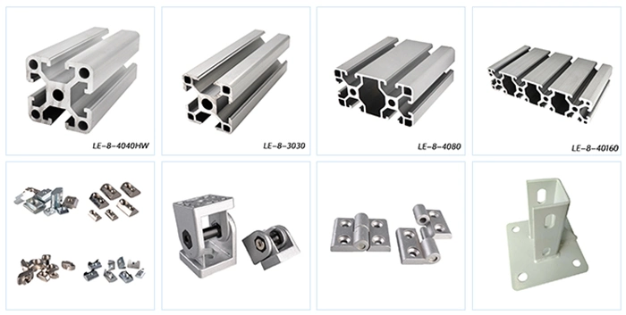 OEM Customized Aluminium Profile 4040 Aluminium Storage Rack