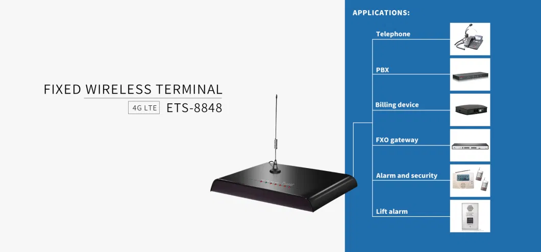 2g 3G 4G Volte FWT Fixed Wireless Terminal for Telephone/PBX/Billing/Alarm Security System