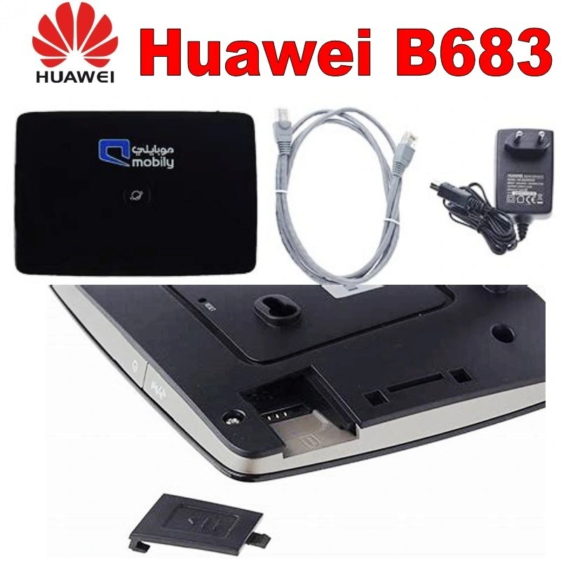 Unlocked Huawei B683 3G Mobile Portable Mifis Router WiFi Fixed Wireless Terminal with SIM Card Slot Telephone Gateway