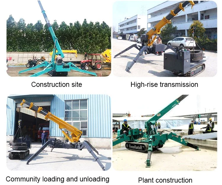 10m Lifting Height Spider Crane Use in Workshops