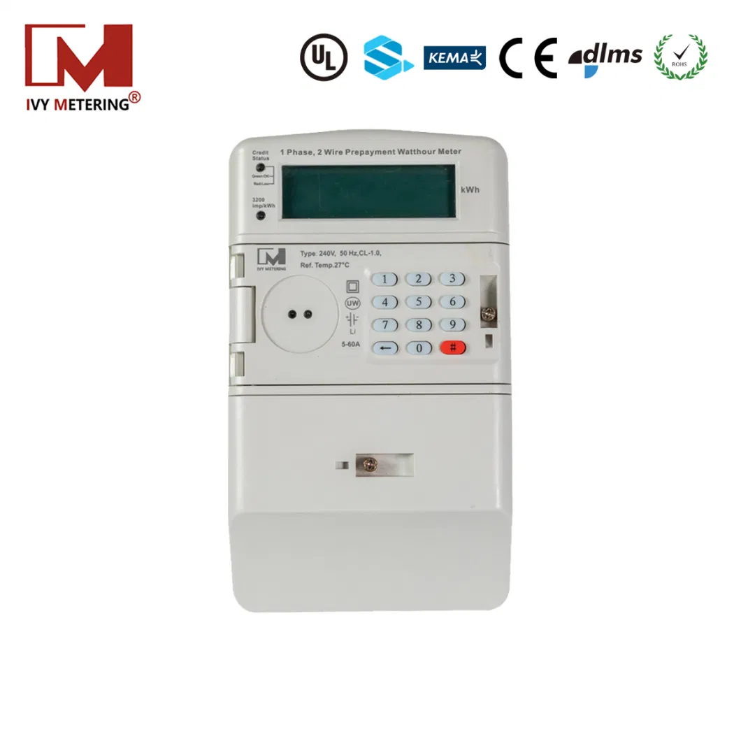 Wide Temperature Adaptation LCD RS485 Smart Electric Meter