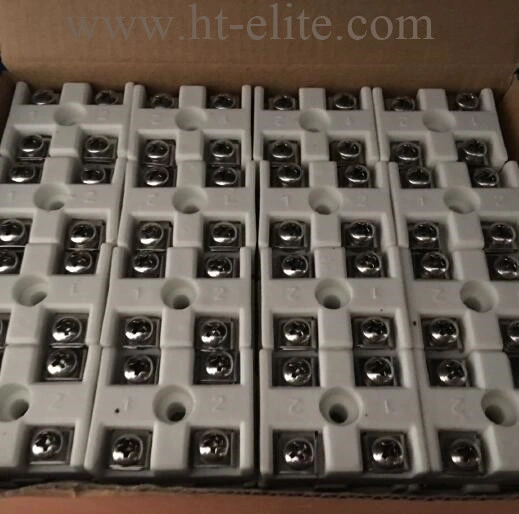 Terminal Blocks in Ceramic for 3 Phases Asynchronous Electrical Motors, 500V Range