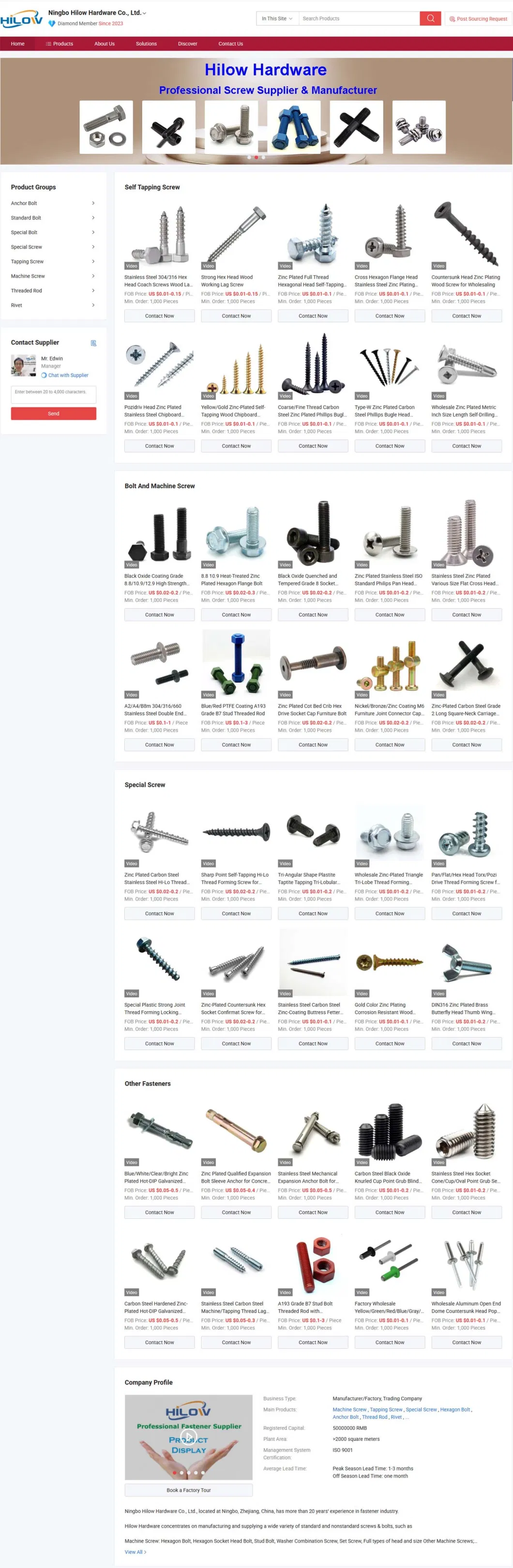 M5/M6/M8 Nickel Plated High Tensile Strength Aluminum Channels Mounting T Bolt