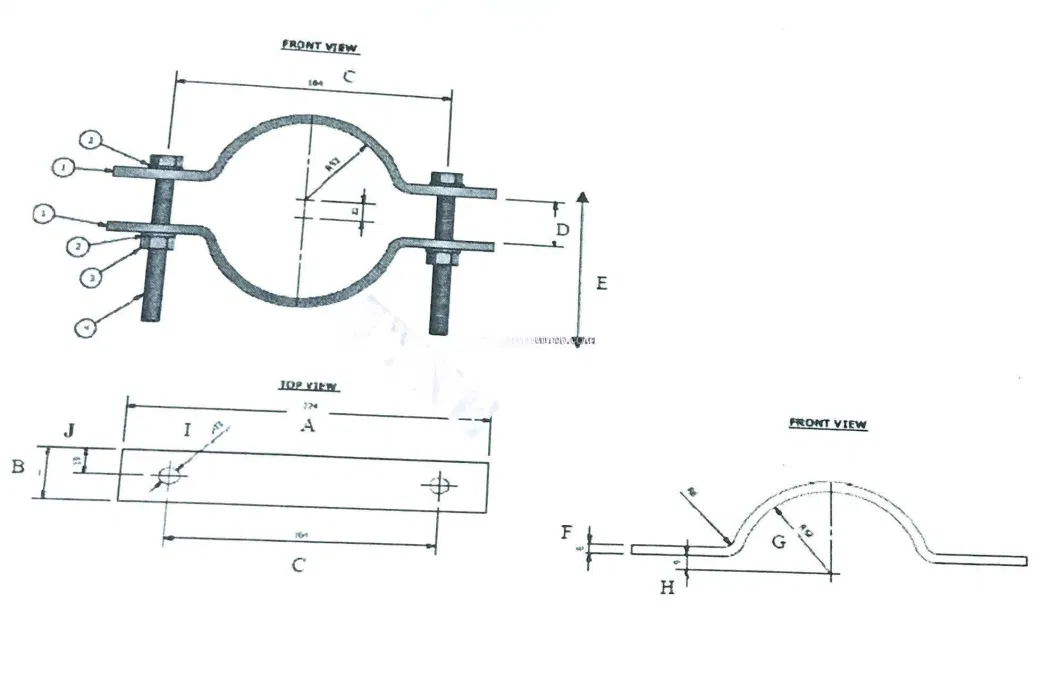 Anchor Electric Power Line Fittings Fastening Stay Wire Hoop