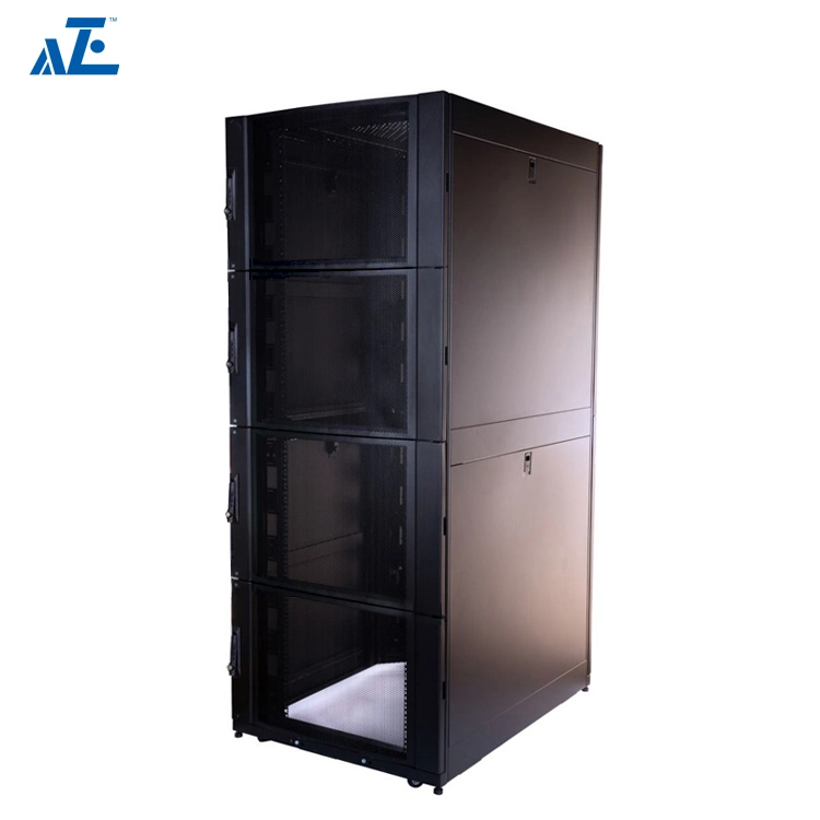 42u 800mm Wide X 1070mm Deep 4 Compartments Colocation Rack Enclosure Cabinet for Data Center